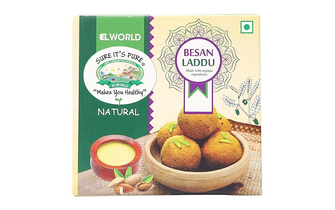 Elworld Organic Besan Laddu    Box  299 grams